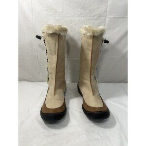 Clarks Privo Kaley Mid Calf Boots Size 9 M Tan Brown